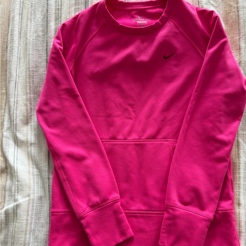 Nike Women's Vibrant Pink Crew Neck Sweatshirt